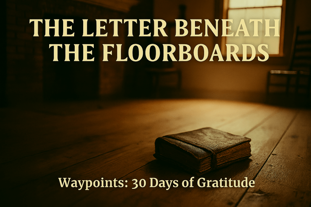 Waypoints: 30 Days of Gratitude | The Letter Beneath the&nbsp;Floorboards