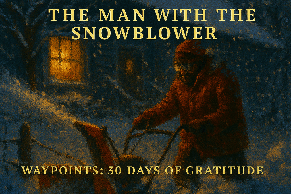 Waypoints: 30 Days of Gratitude | The Man with the&nbsp;Snowblower