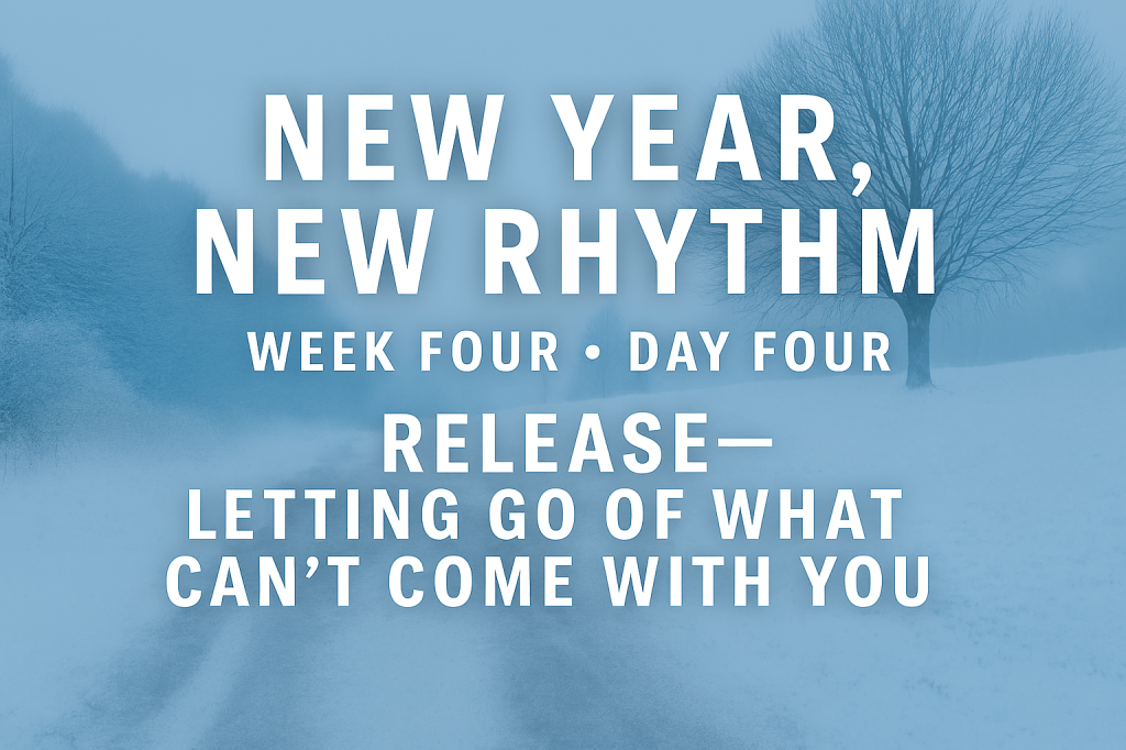 New Year, New Rhythm: 
Week Four • Day&nbsp;Four
