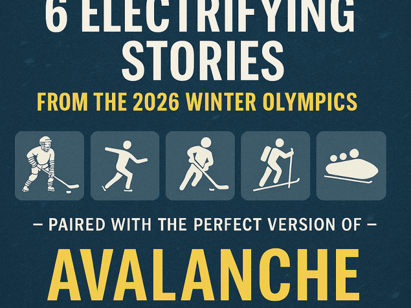 6 Electrifying Stories From the 2026 Winter Olympics — Paired With the Perfect Version of&nbsp;“Avalanche”