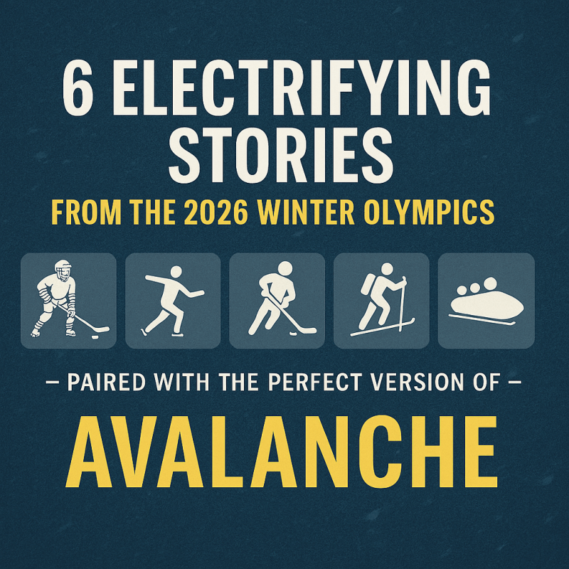 6 Electrifying Stories From the 2026 Winter Olympics — Paired With the Perfect Version of&nbsp;“Avalanche”
