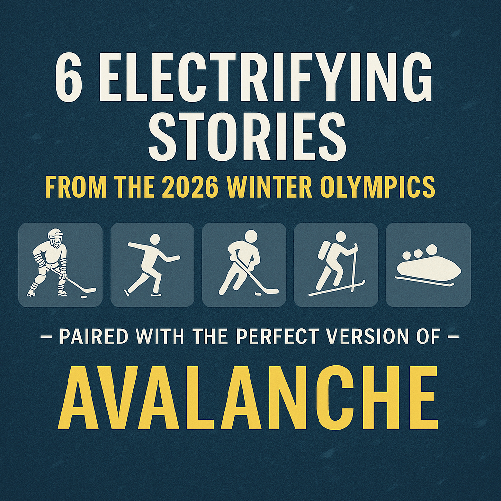 6 Electrifying Stories From the 2026 Winter Olympics — Paired With the Perfect Version of&nbsp;“Avalanche”