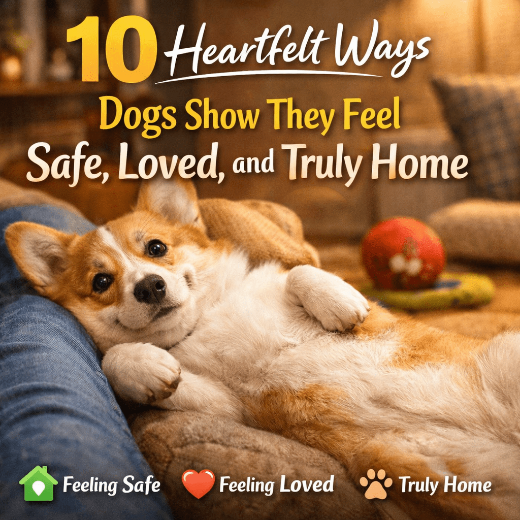10 Heartfelt Ways Dogs Show They Feel Safe, Loved, and Truly&nbsp;Home