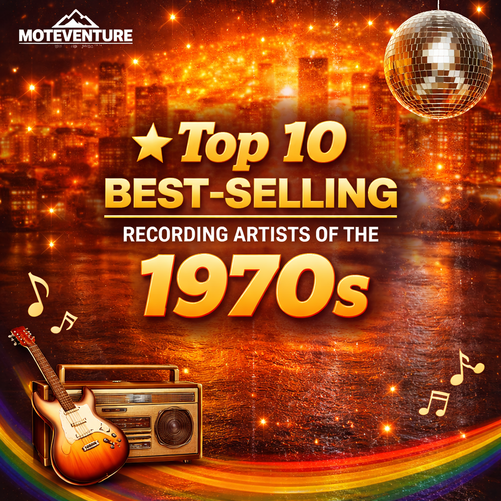 🌟 Top 10 Best‑Selling Recording Artists of the&nbsp;1970s