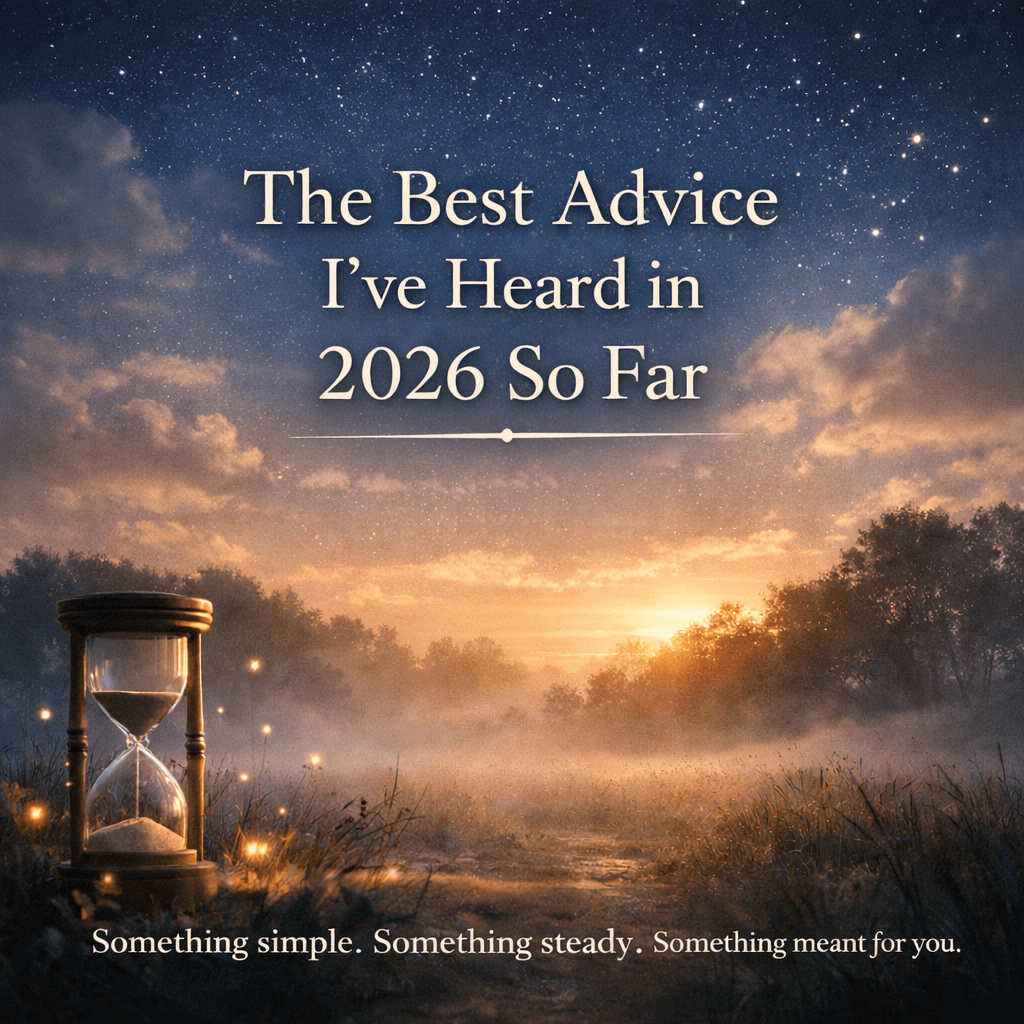 The Best Advice I’ve Heard in 2026 So&nbsp;Far