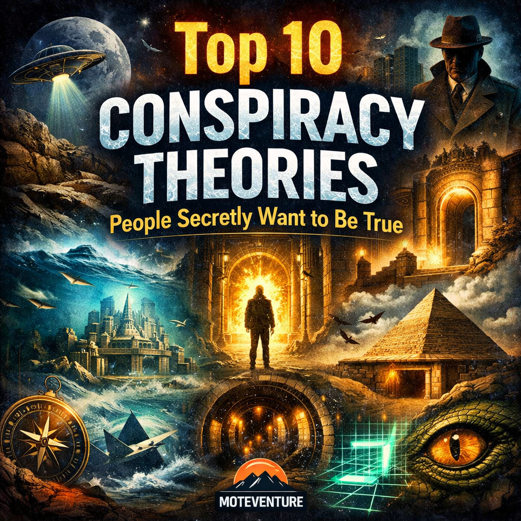 🌒 Top 10 Conspiracy Theories People Secretly Want to Be&nbsp;True