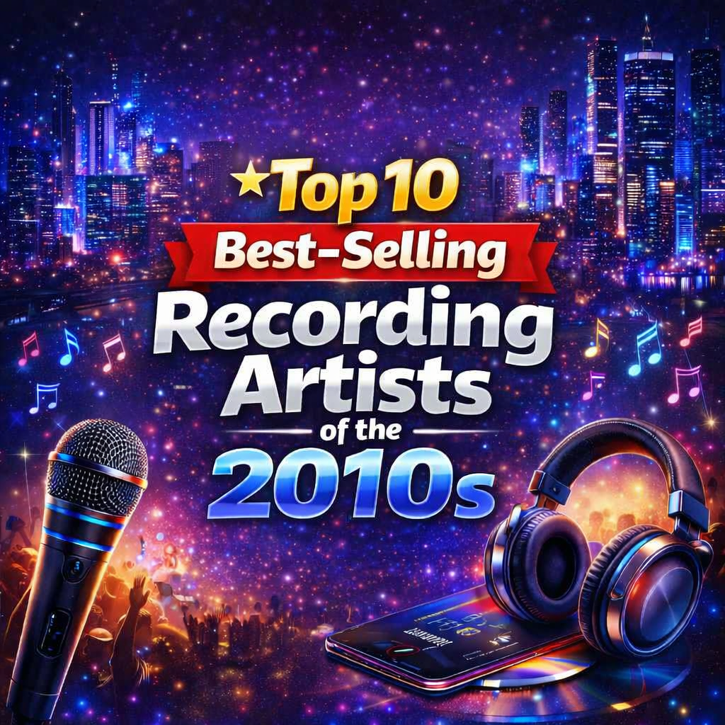 🌟 Top 10 Best‑Selling Recording Artists of the&nbsp;2010s