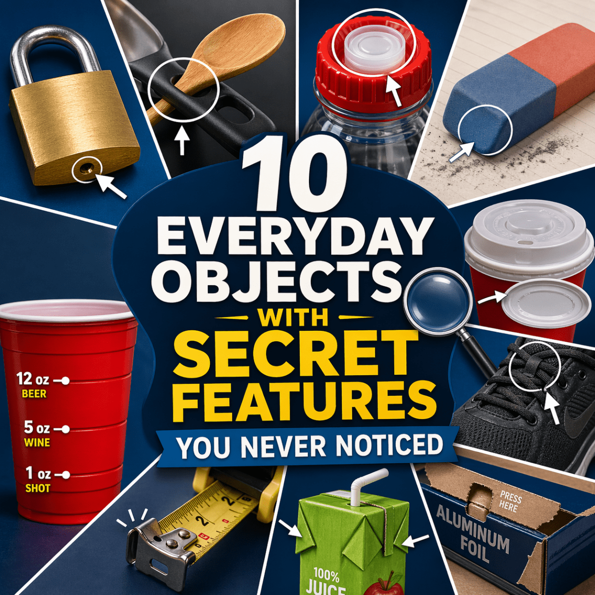 🔍 Ten Everyday Objects with Secret Features You Never&nbsp;Noticed