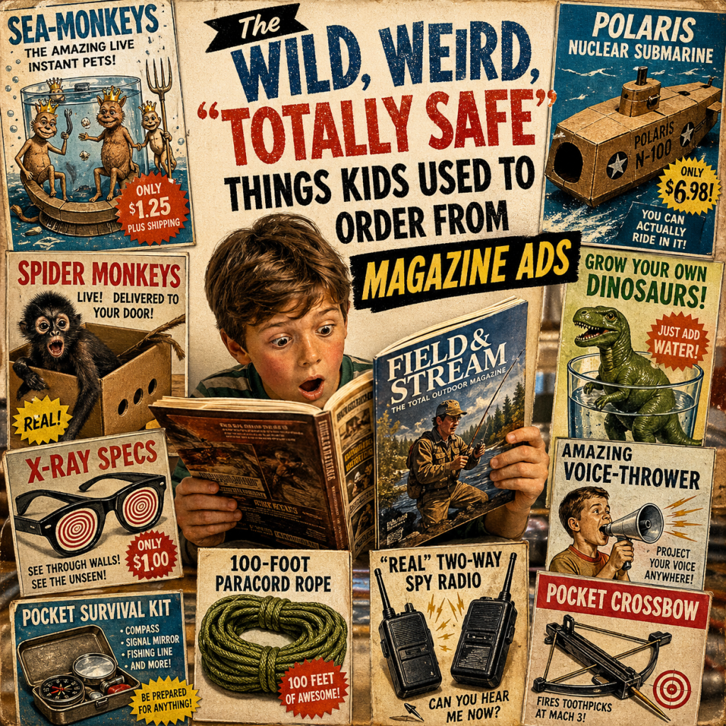 🐒 The Wild, Weird, “Totally Safe” Things Kids Used to Order From Magazine&nbsp;Ads