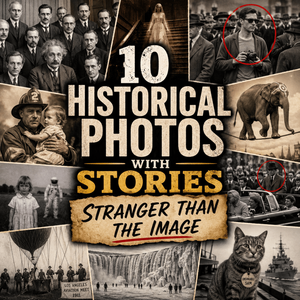 📸 Ten Historical Photos with Stories Stranger than the&nbsp;Image