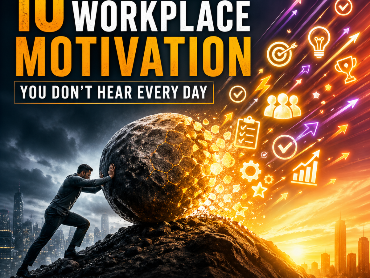 10 Things About Workplace Motivation You Don’t Hear Every&nbsp;Day