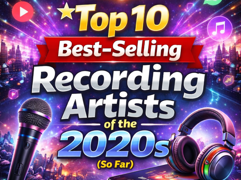 🌟 Top 10 Best‑Selling Recording Artists of the 2020s (So&nbsp;Far)
