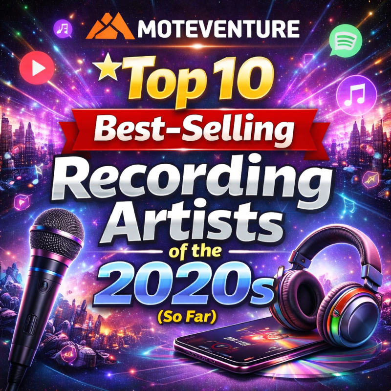 🌟 Top 10 Best‑Selling Recording Artists of the 2020s (So&nbsp;Far)