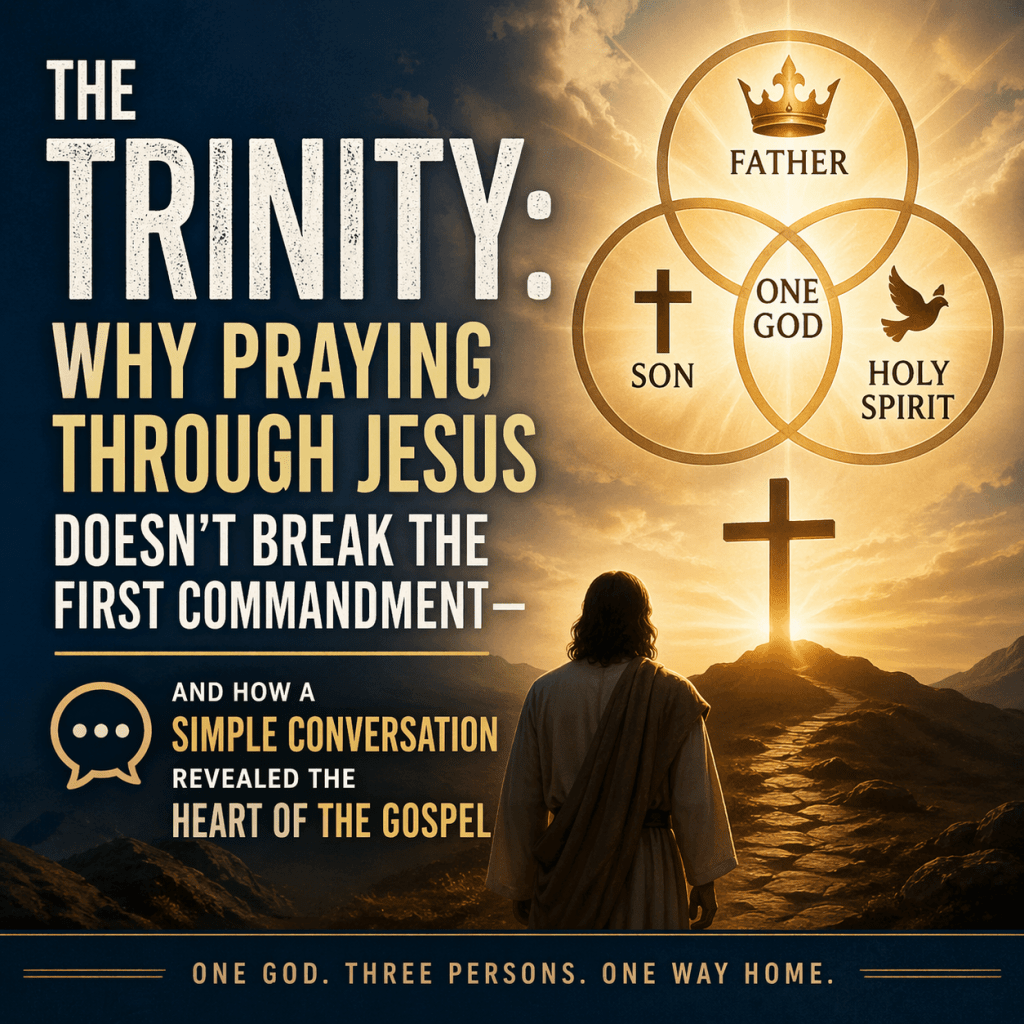 The Trinity: Why Praying Through Jesus Doesn’t Break the First Commandment — and How a Simple Conversation Revealed the Heart of the&nbsp;Gospel