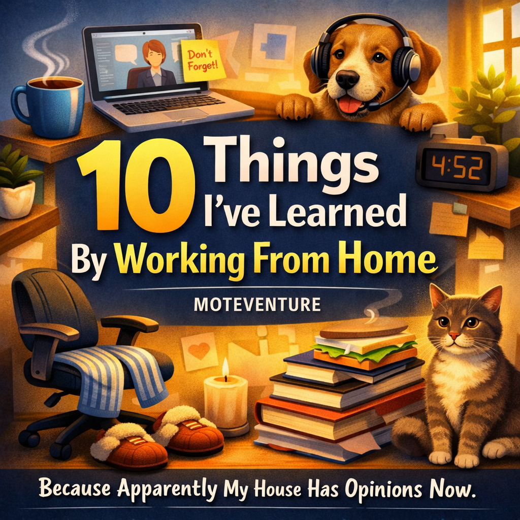 Former Work Things 10 Things I’ve Learned By Working From Home – MOTEVENTURE