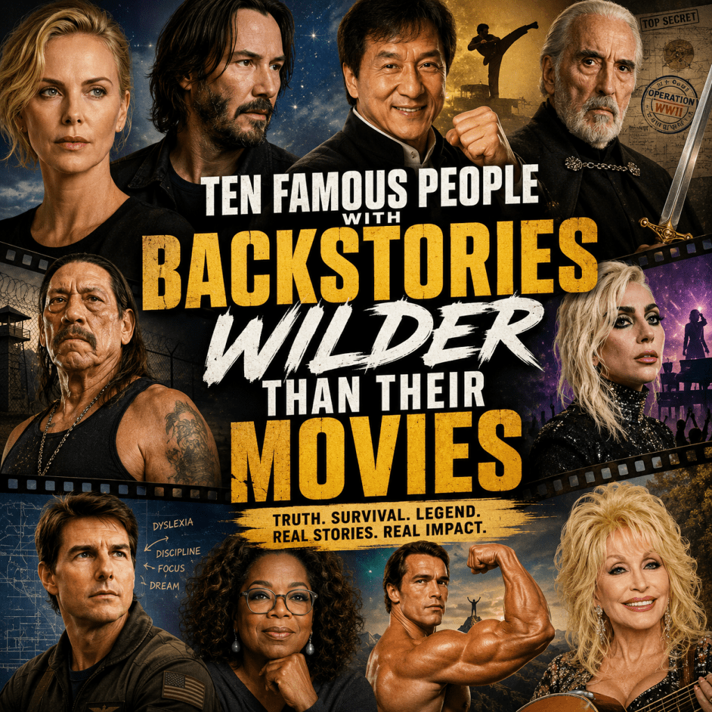 Ten Famous People With Backstories Wilder Than Their&nbsp;Movies