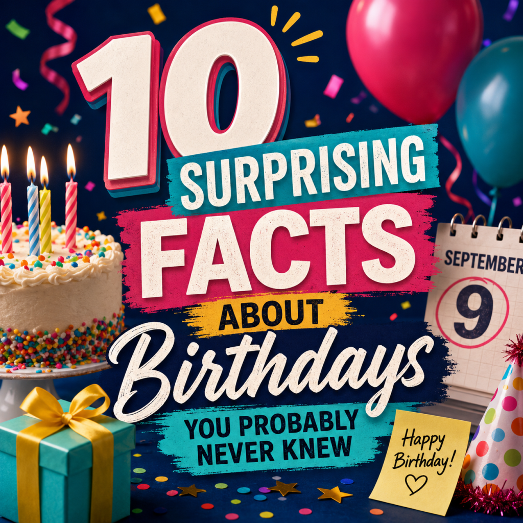 🎉 10 Surprising Facts About Birthdays You Probably Never&nbsp;Knew