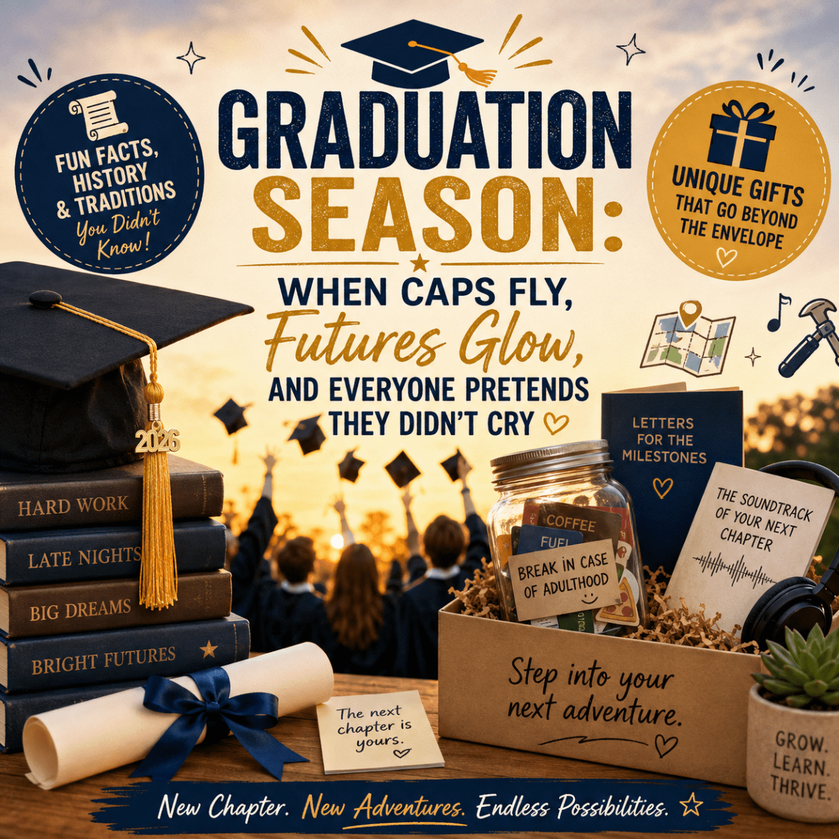 🎓 Graduation Season: When Caps Fly, Futures Glow, and Everyone Pretends They Didn’t&nbsp;Cry