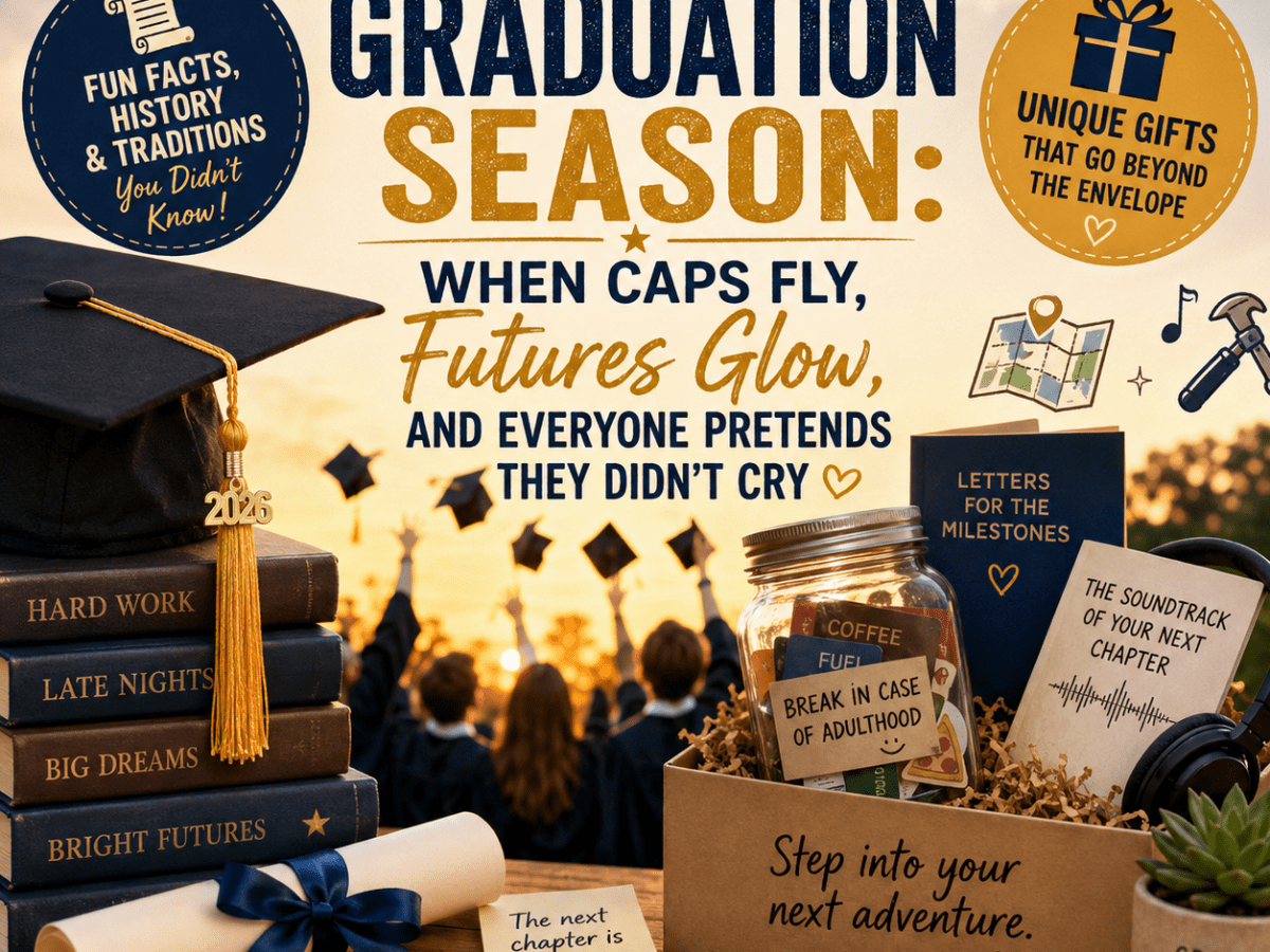 🎓 Graduation Season: When Caps Fly, Futures Glow, and Everyone Pretends They Didn’t&nbsp;Cry