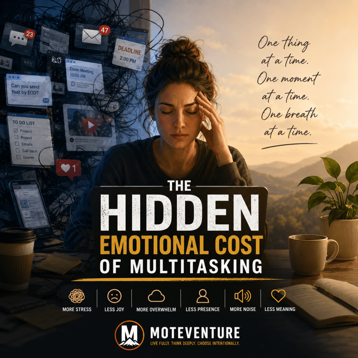 The Hidden Emotional Cost of&nbsp;Multitasking