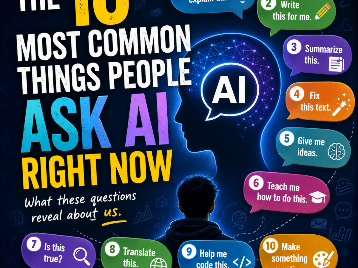 The 10 Most Common Things People Ask AI Right&nbsp;Now