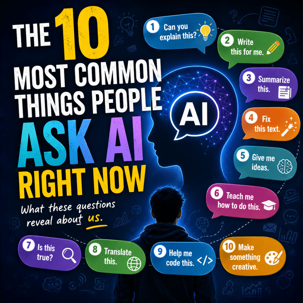 The 10 Most Common Things People Ask AI Right&nbsp;Now