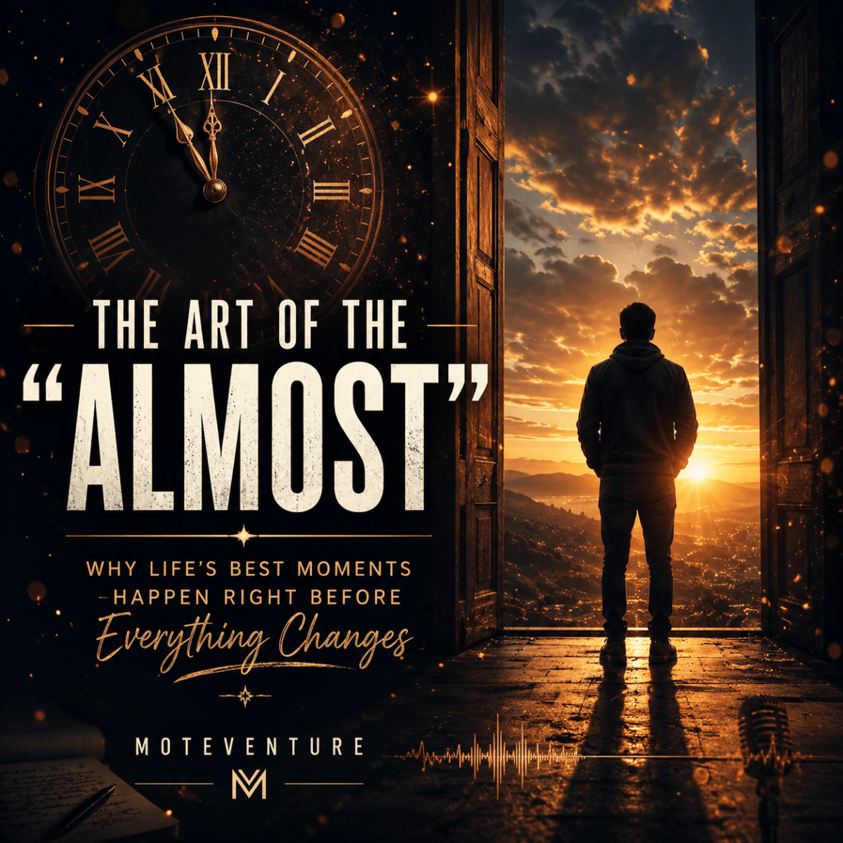 ⏳ The Art of the “Almost” — Why Life’s Best Moments Happen Right Before Everything Changes&nbsp;✨