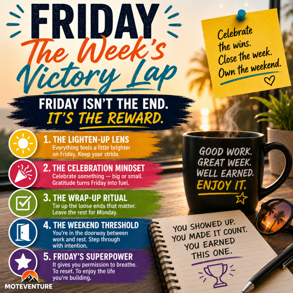 Friday • The Week’s Victory&nbsp;Lap