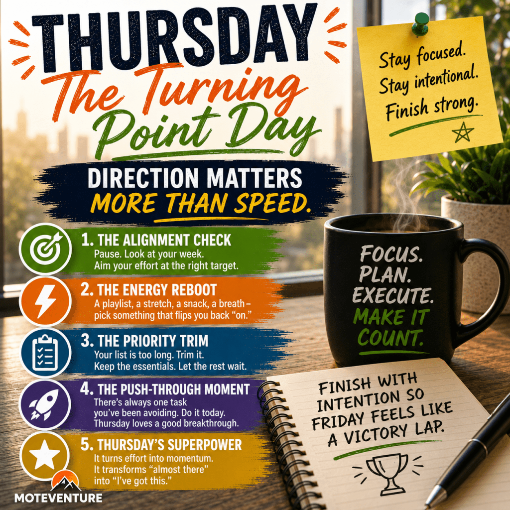 Thursday • The Turning Point&nbsp;Day