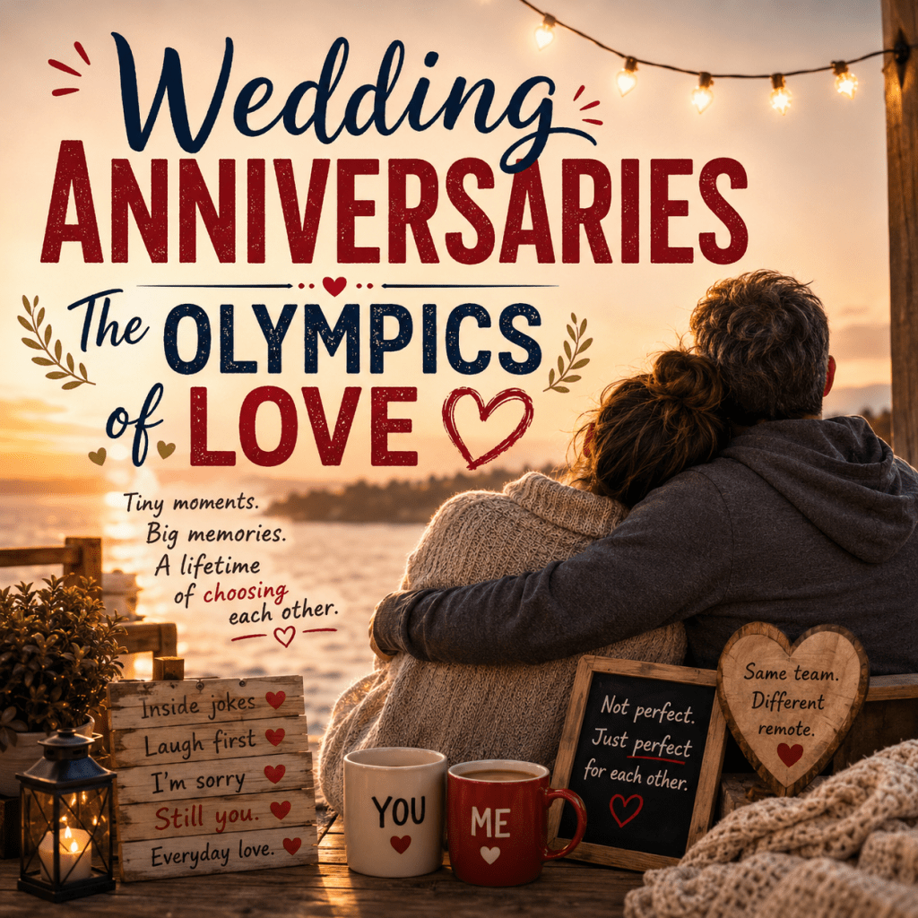✨ Today’s Thought: Wedding Anniversaries — The Olympics of Love&nbsp;✨