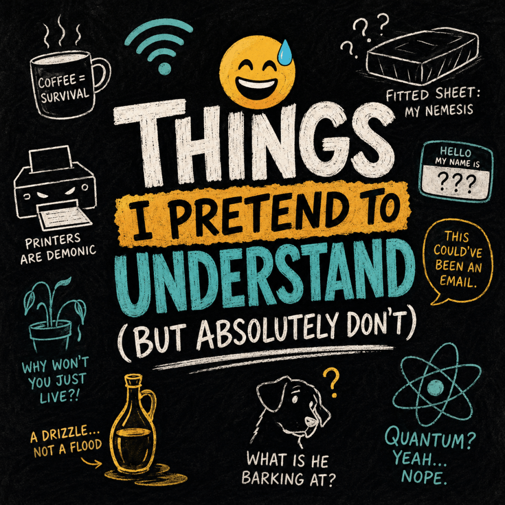 😅 Things I Pretend to Understand (But Absolutely&nbsp;Don’t)
