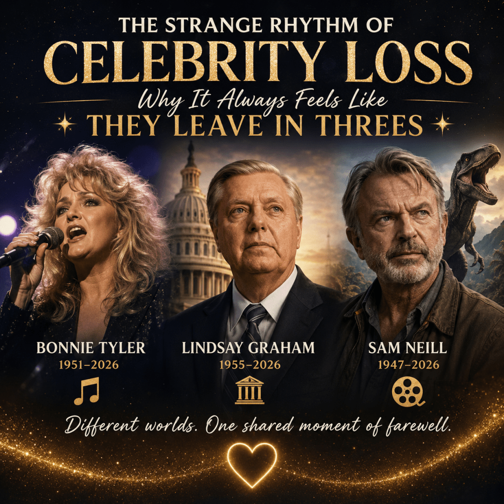 ✨ The Strange Rhythm of Celebrity Loss: Why It Always Feels Like They Leave in Threes&nbsp;✨