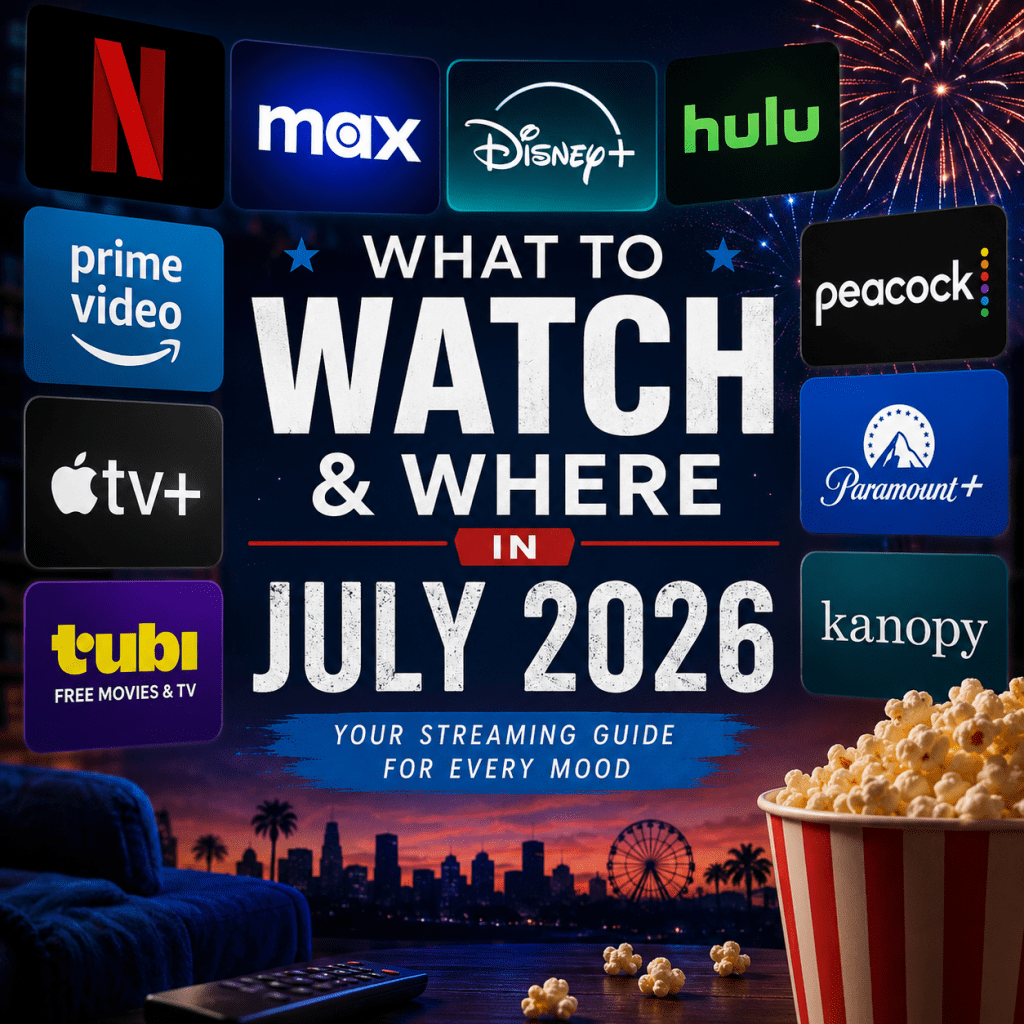 ⭐ What to Watch & Where in July&nbsp;2026