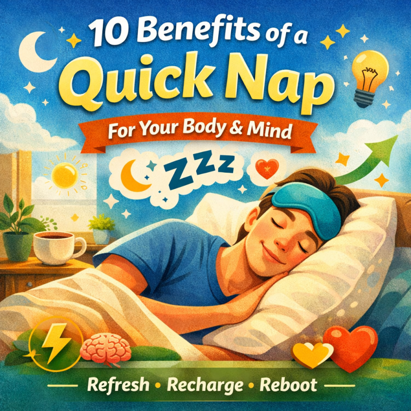 10 Surprising Benefits of Taking a Quick Nap (Your Body & Mind Will Thank&nbsp;You)