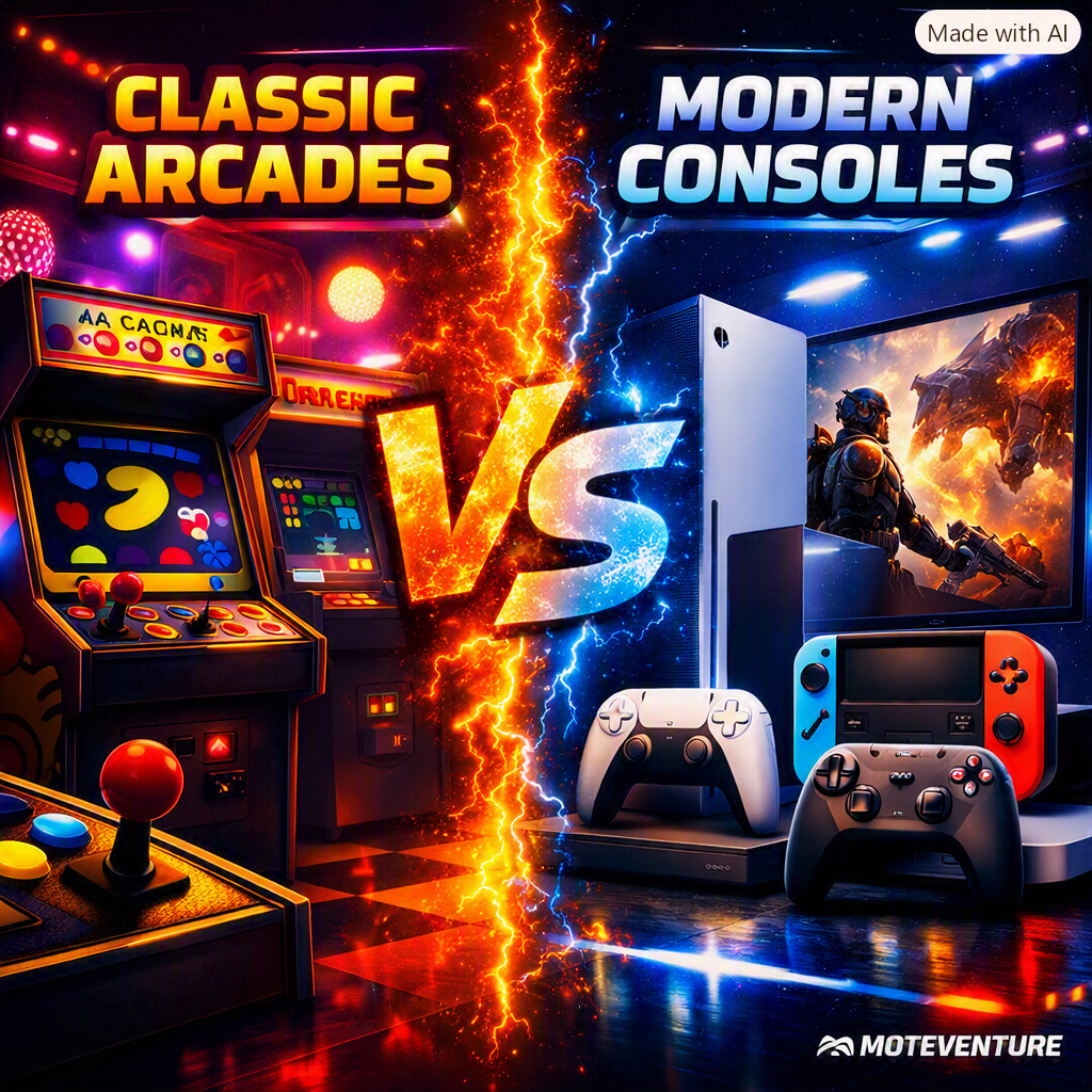 MOTEVENTURE’S THIS…OR THAT: CLASSIC ARCADE GAMES OR MODERN&nbsp;CONSOLES