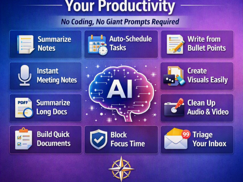 10 Ways AI Can Boost Your Productivity — No Coding, No Giant Prompts&nbsp;Required
