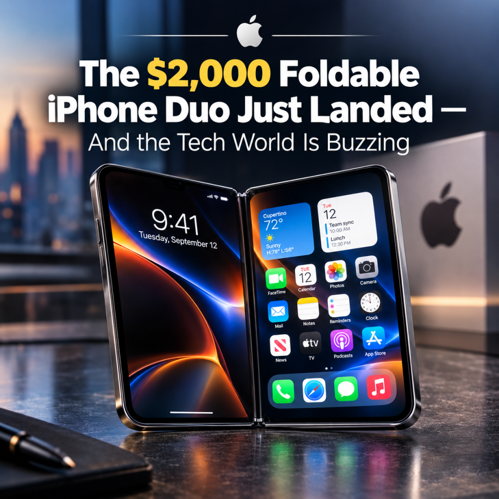The $2,000 Foldable iPhone Duo Just Landed — And the Tech World Is&nbsp;Buzzing