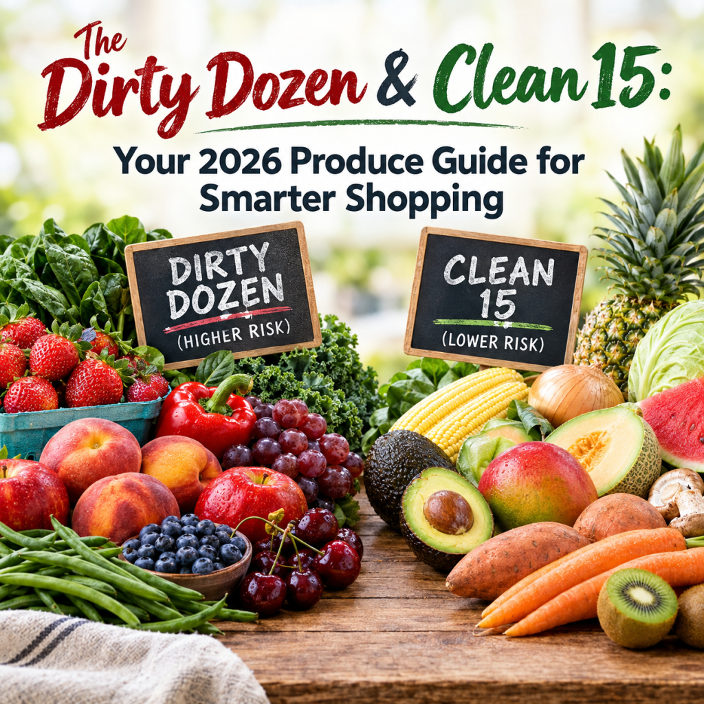 The Dirty Dozen & Clean 15: Your 2026 Produce Guide for Smarter&nbsp;Shopping